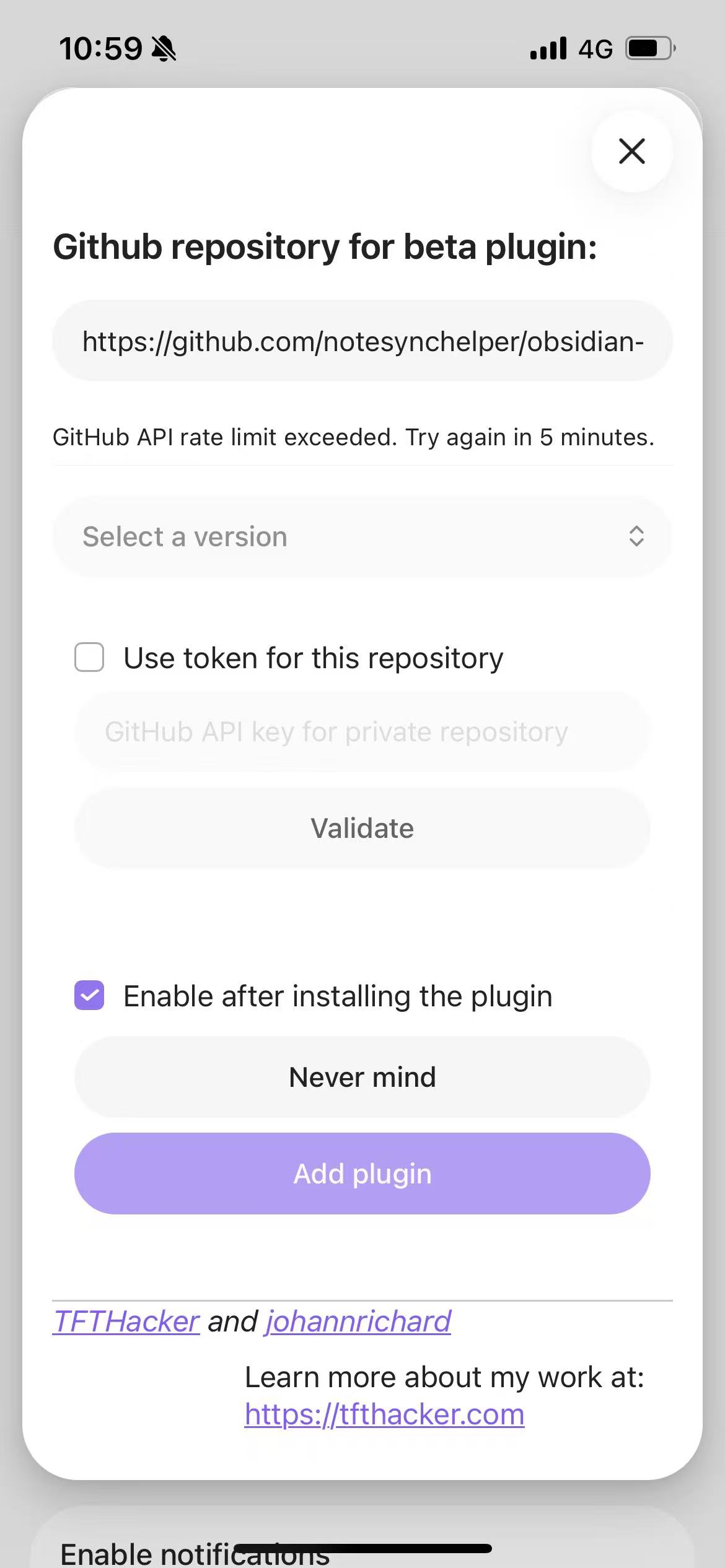 API 限流错误